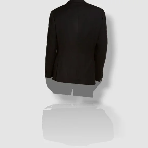 $360 Alfani Men's Black Classic-Fit Stretch Tuxedo Sport Coat Suit Jacket Sz 44R